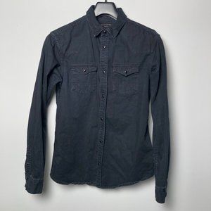 All Saints XS denim shirt